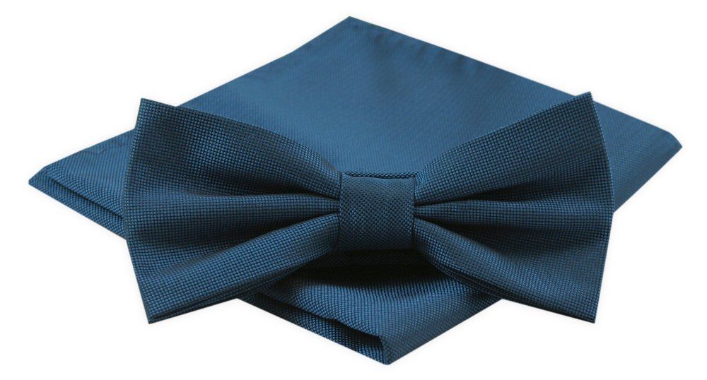 Mucha Męska z Poszetką w Zestawie - Alties - Ciemnoniebieska