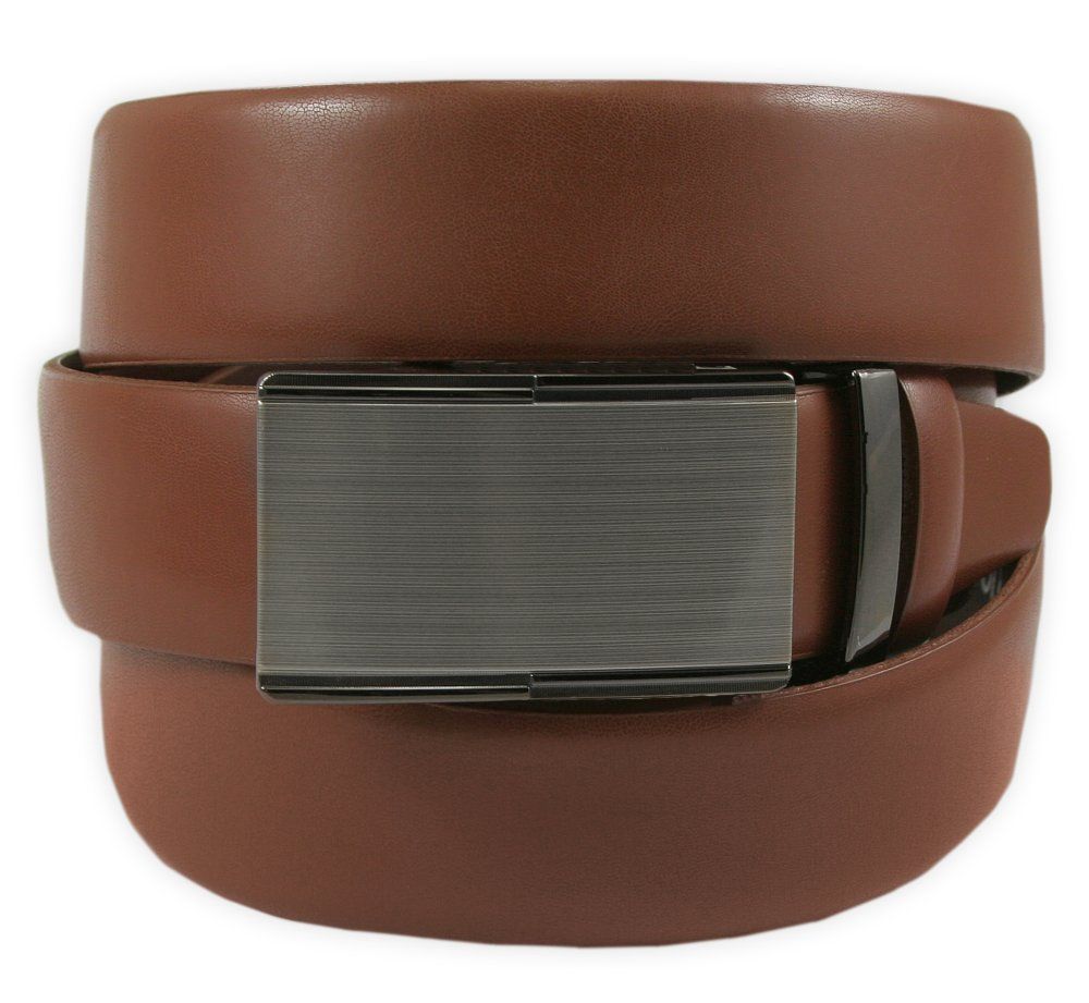 Pasek Automatyczny - Skóra Naturalna - His Story - Ciemny Karmel