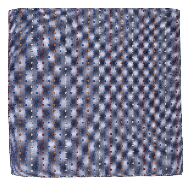 Elegancka, Męska Poszetka - ALTIES - Grochy Kolorowe