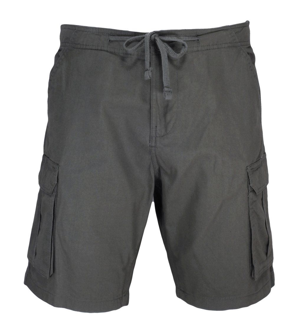 Spodnie Męskie, Szare Szorty, Krótkie, Bojówki, Bawełniane, Casualowe -BRAVE SOUL