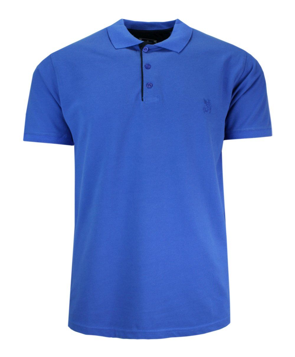 Koszulka POLO, Chabrowa Casualowa, Męska, Krótki Rękaw, Jednokolorowa, T-shirt -EXPOMAN