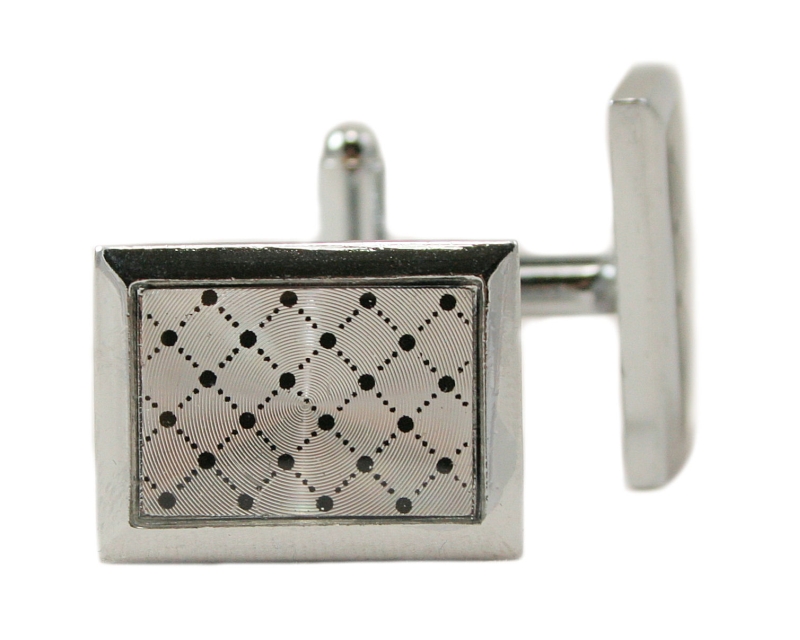 Eleganckie Spinki do Mankietów, Alties, Srebrne