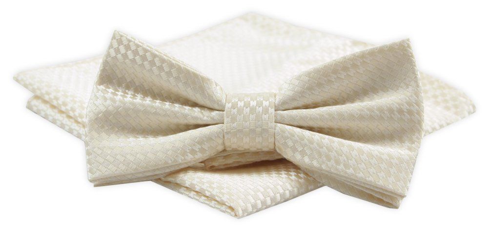 Mucha Męska Alties z Poszetką - Kremowa