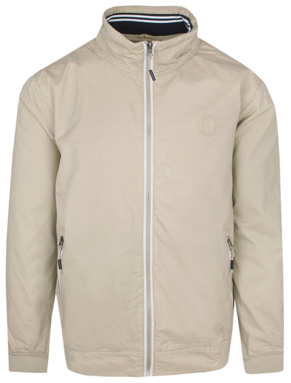 Lekka Przejściowa Kurtka, Wiatrówka - Pako Jeans - Beżowa