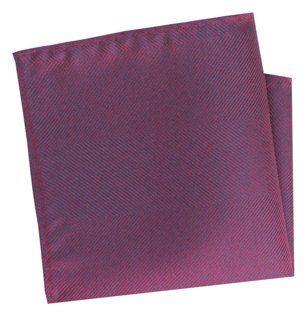 Poszetka Męska, Elegancka - Alties - Głęboka Czerwień z Fioletem (Amarant)