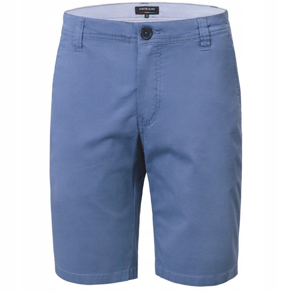 Męskie Szorty, Krótkie Spodenki - Pako Jeans - Niebieskie