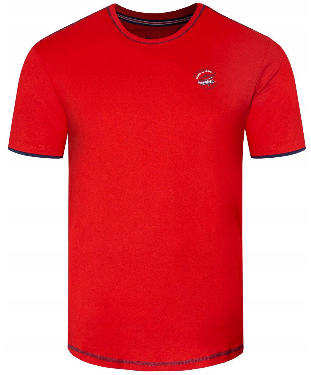 T-Shirt (Koszulka) Męska - Pako Jeans - Czerwona z Logo