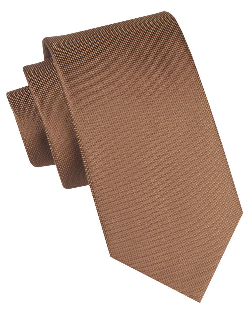 Klasyczny, Męski Krawat Alties - Jasny Karmel, Jednokolorowy