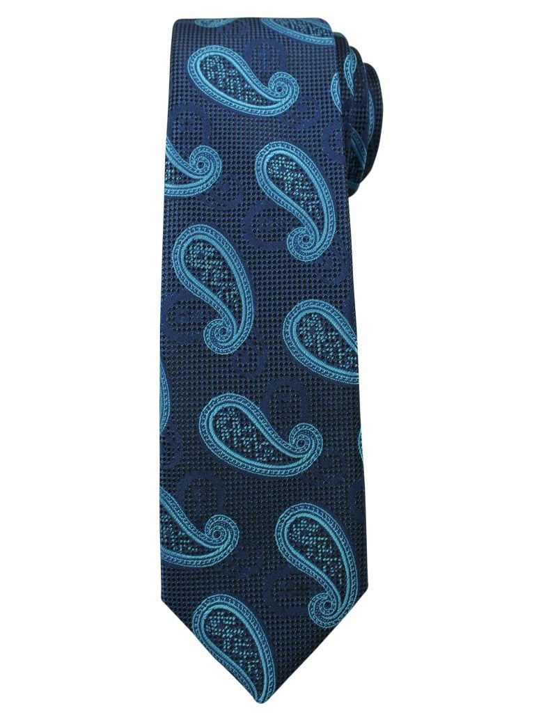 Modny i Elegancki Krawat Alties - Duży Wzór Paisley