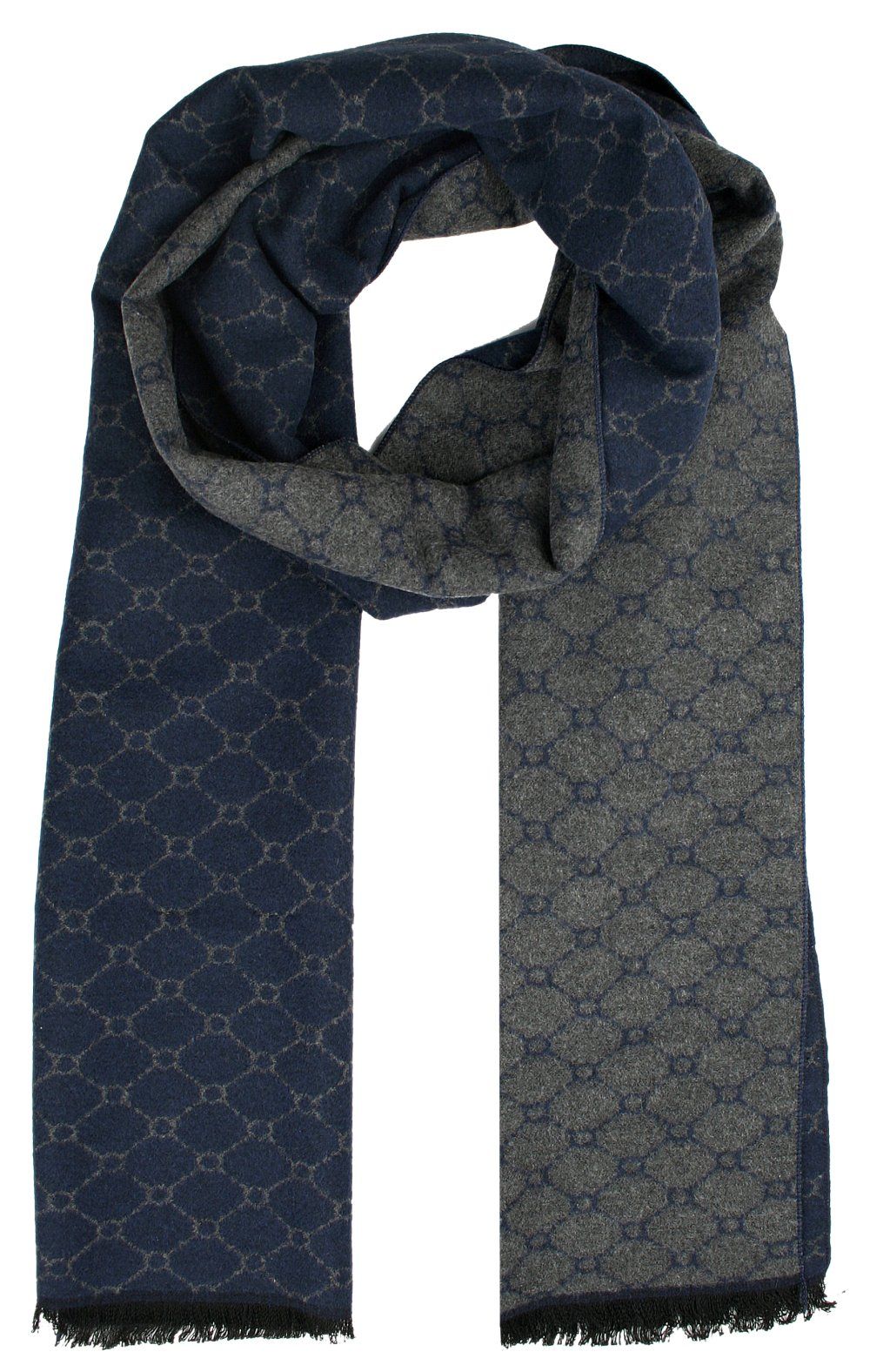 Męski Szalik Alties - Granatowo-Szary