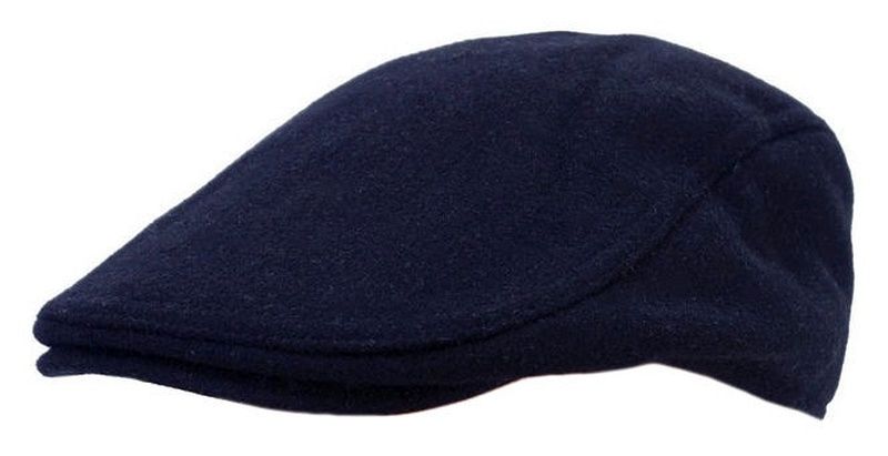 Klasyczny Jesienno-Zimowy Męski-Kaszkiet – Granatowy, Ciepły - Pako Jeans