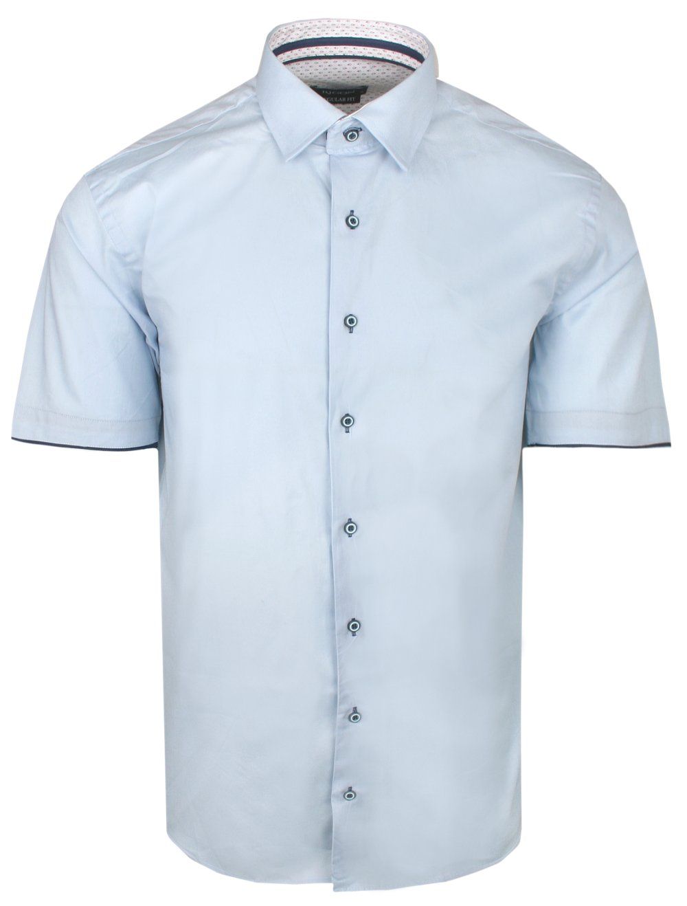 Koszula Rigon - Prosty Krój - Błękitna