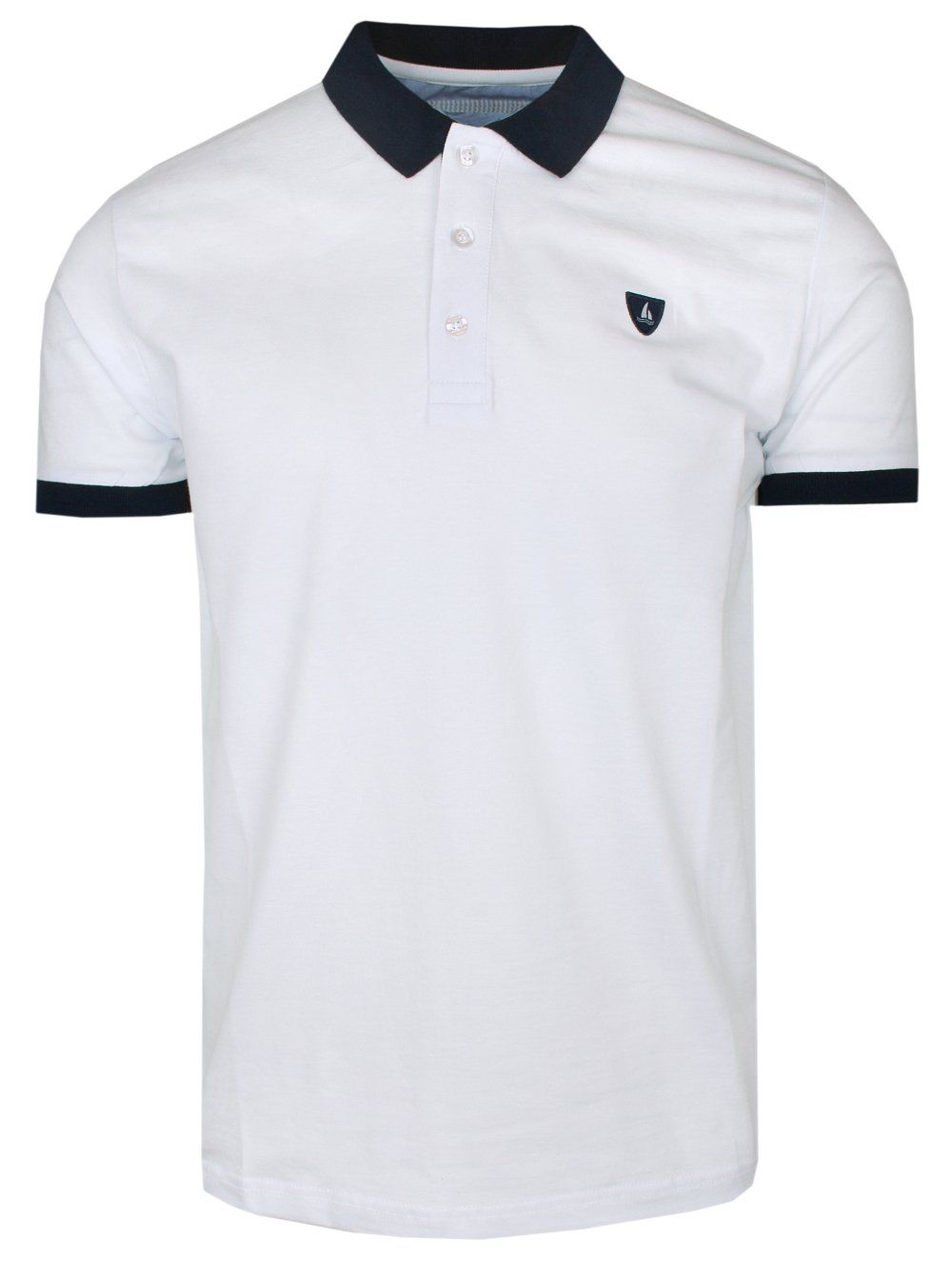 Męska Koszulka Polo - Bartex - Biała