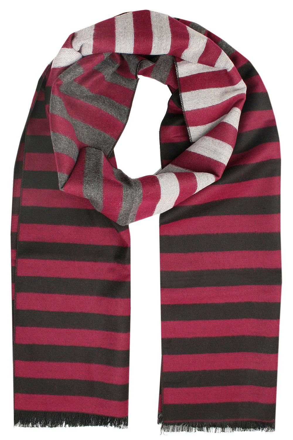 Męski Szalik Alties - w Poprzeczne Pasy