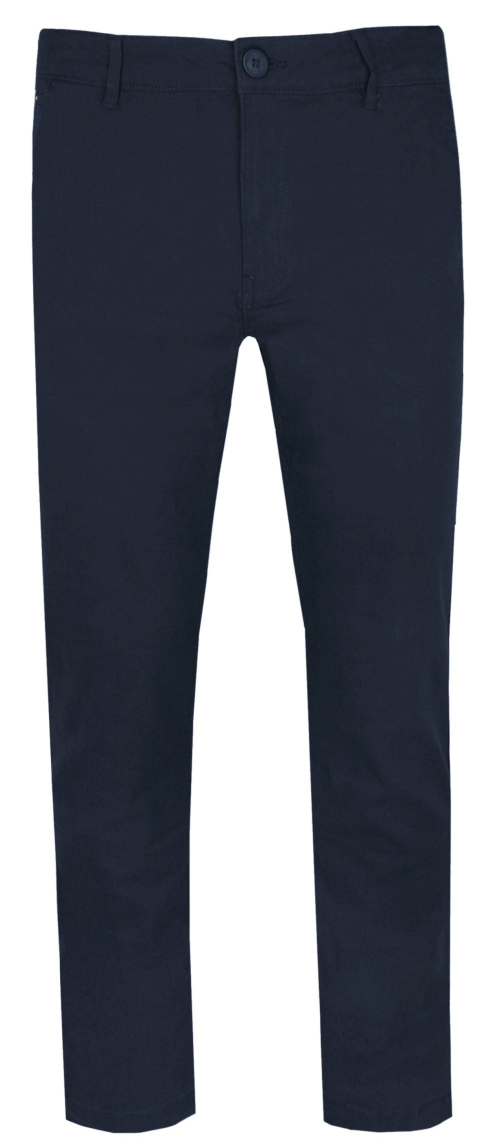 Męskie Spodnie Bawełniane (Chinos) - Pako Jeans - Granatowe