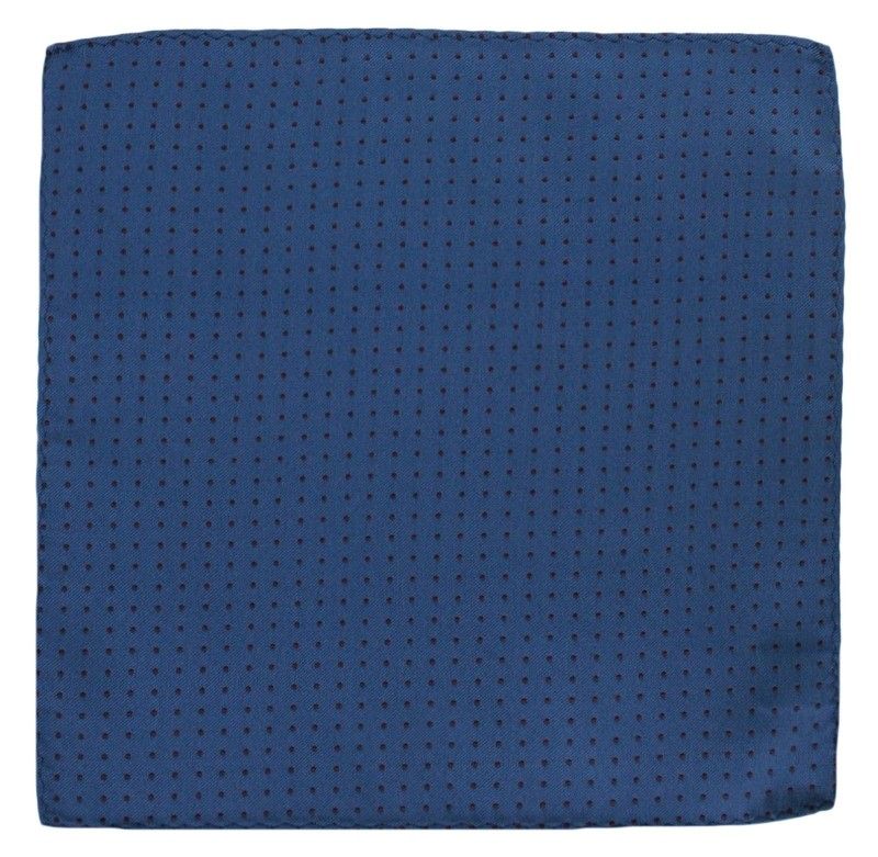 Elegancka Poszetka Męska w Groszki, Kropki - Alties - Granatowa