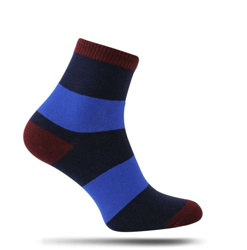 Krótkie Skarpetki Męskie Chattier - Kolorowe Pasy, Rozmiar Uniwersalny