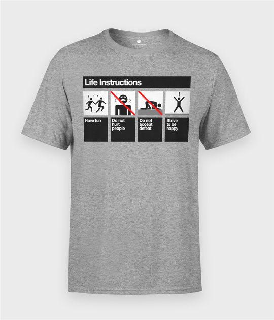 Koszulka męska Life Instructions
