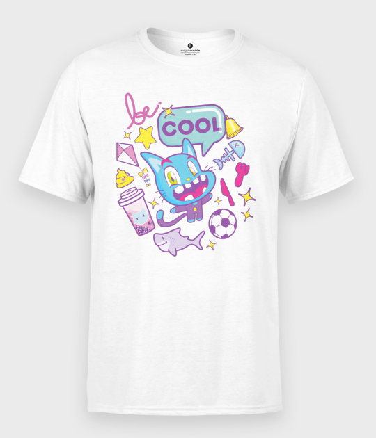 Koszulka męska Cool Kociak