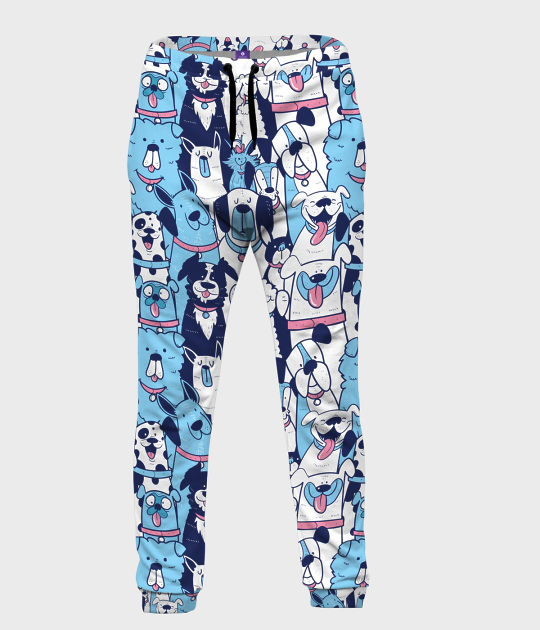 Spodnie dresowe damskie fullprint Blue Dogs