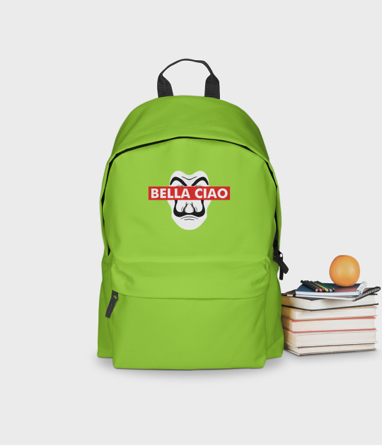 Plecak szkolny Bella Ciao Dali - plecak zielony