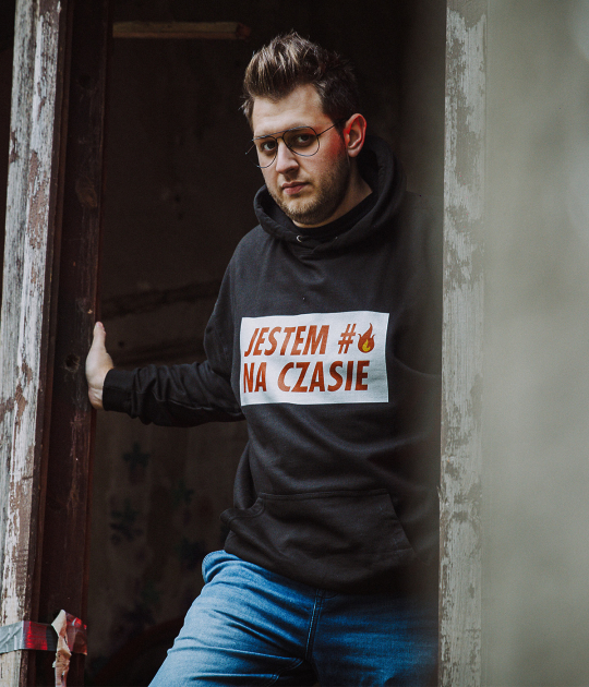 Bluza z kapturem Ogień na czasie