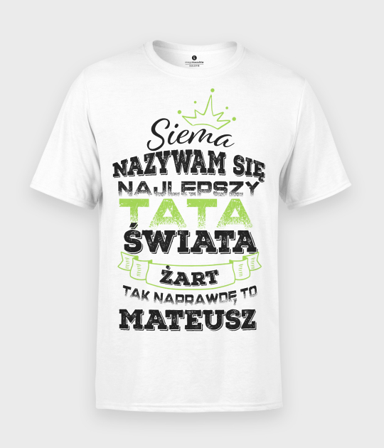 Koszulka męska Dobry żart + Personalizacja