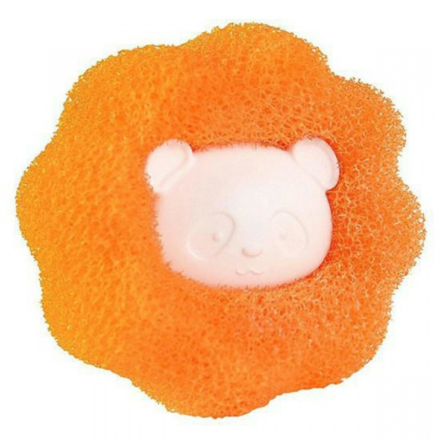 A9_x46 gąbka do prania antykłaczki orange