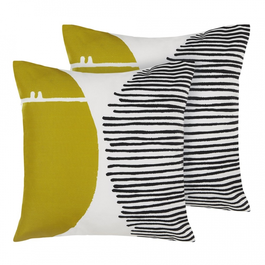 Zestaw 2 poduszek ogrodowych 45 x 45 cm wielokolorowy PELAGO