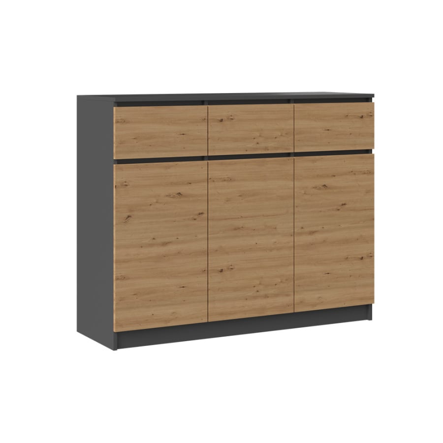 Komoda Malwa 3D3S ANTRACYT ARTISAN