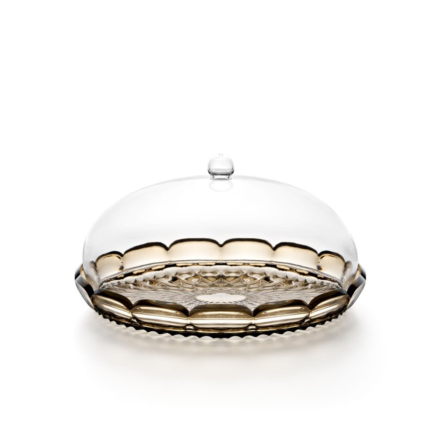 Mała, okrągła patera - podpalana