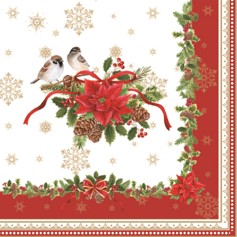 Serwetki deserowe świąteczne 20 szt. Nuova R2S