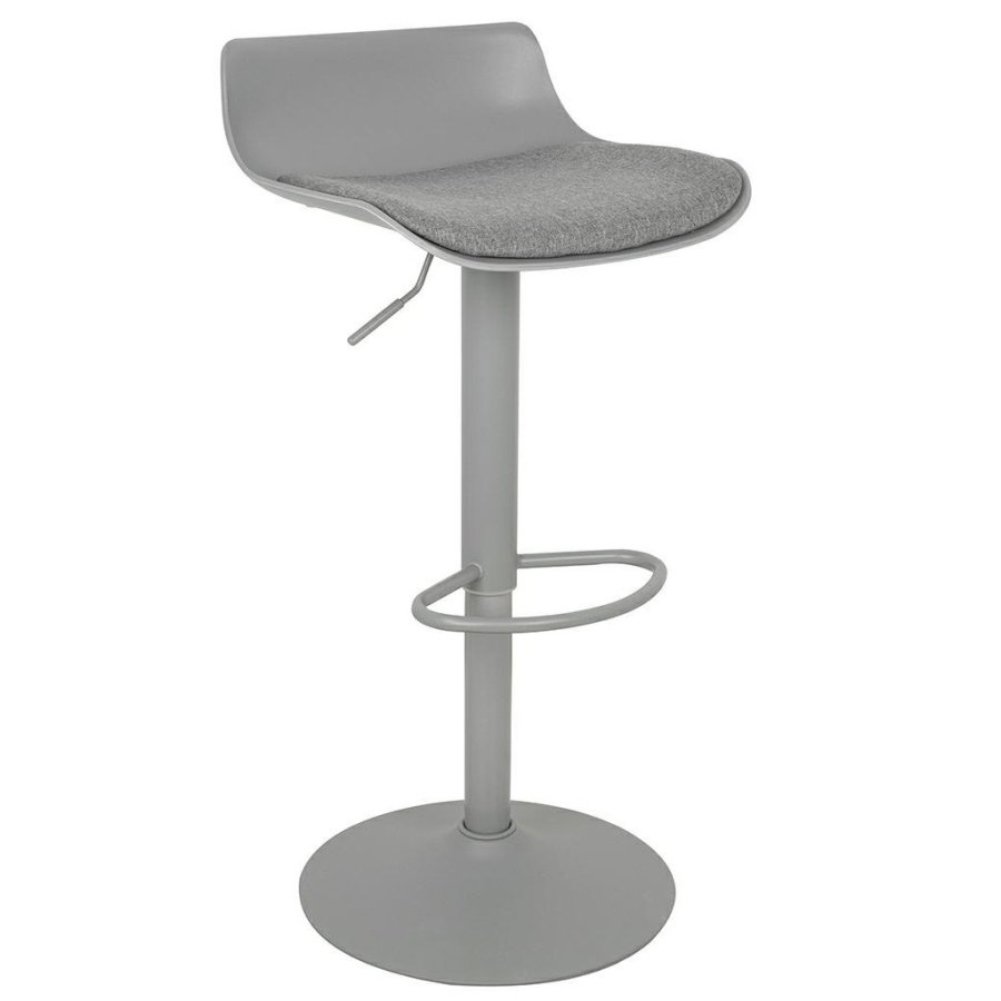 Krzesło barowe snap bar tap regulowane szare