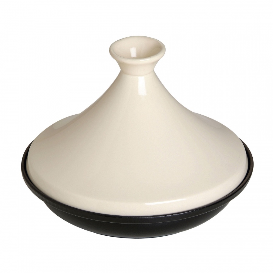 naczynie do tajine 20 cm, beżowo-czarny