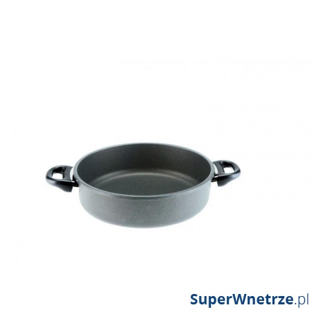 Patelnia rondel tytanowy 26cm/8cm, indukcja - SKK