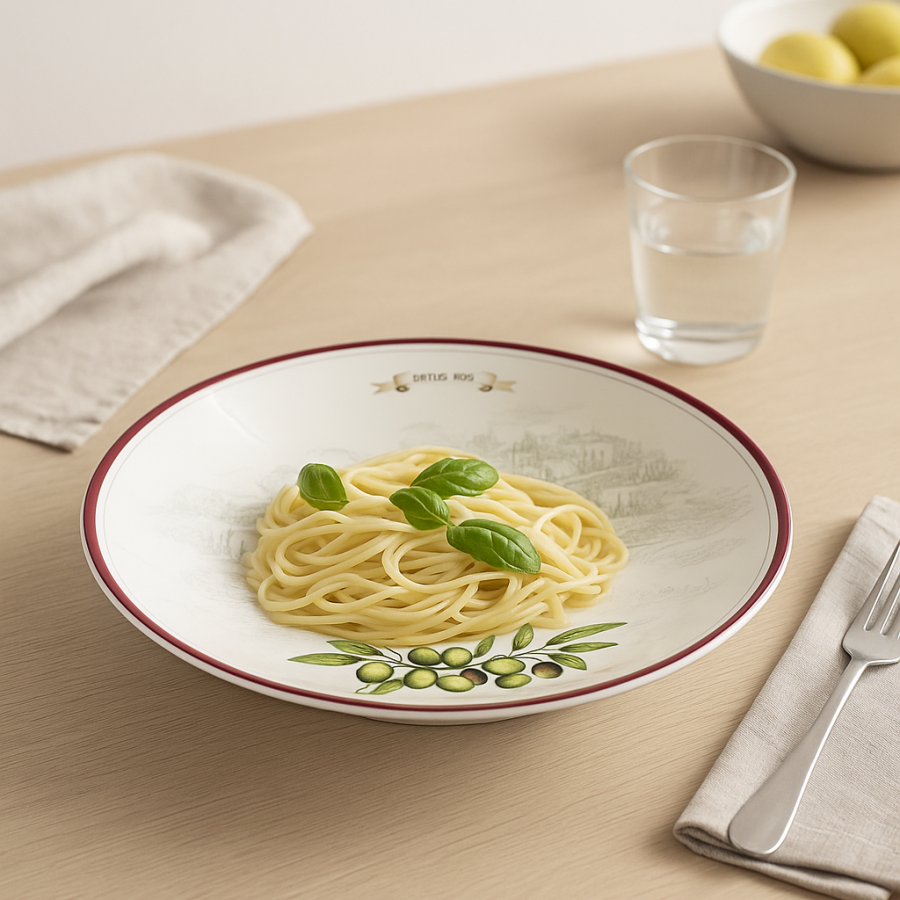 Misa porcelanowa Nuova R2S Bistrot Olives duża