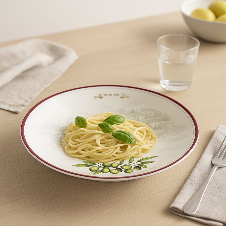 Misa porcelanowa Nuova R2S Bistrot Olives duża