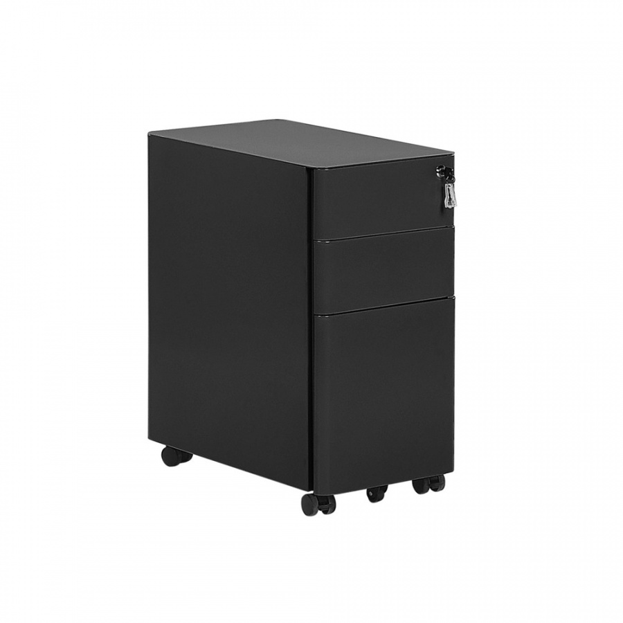 Szafka biurowa metalowa czarna BOLSENA