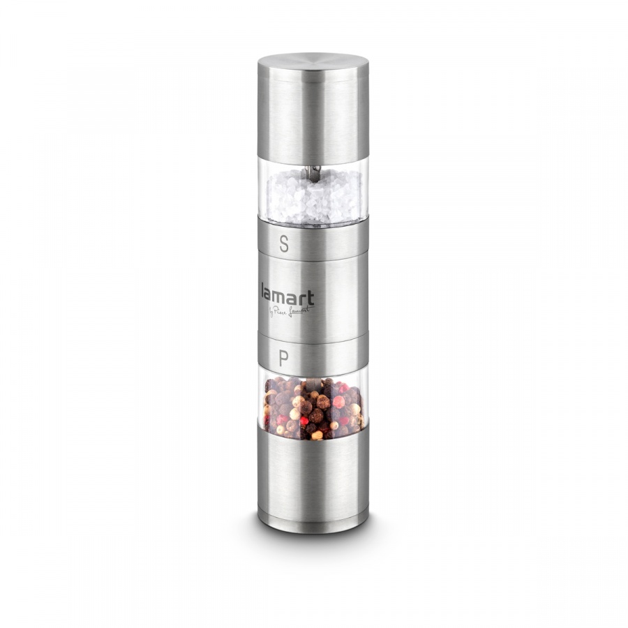 Młynek ręczny 2X40ml Lamart Tube srebrny