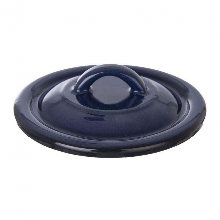 Pokrywka emaliowana, pokrywa do garnka, niebieska, 12 cm