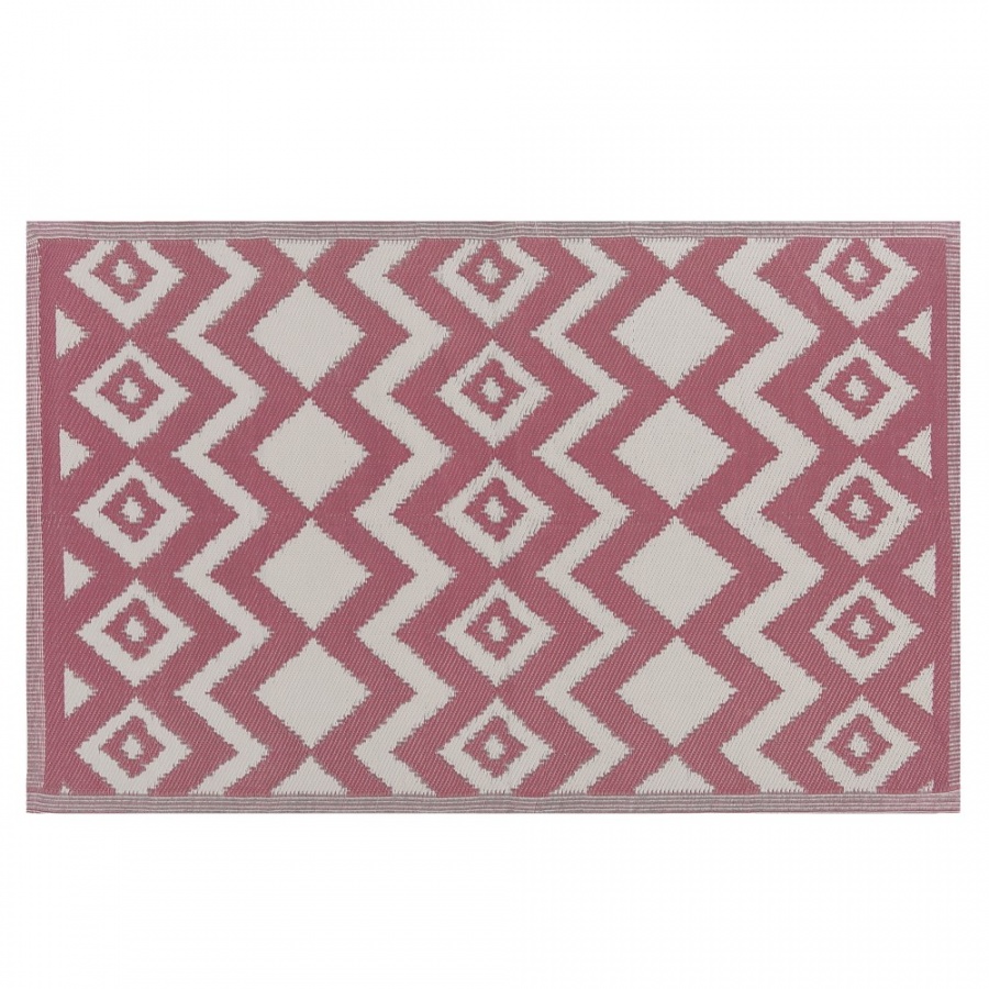 Dywan zewnętrzny 180 x 270 cm różowy DEWAS