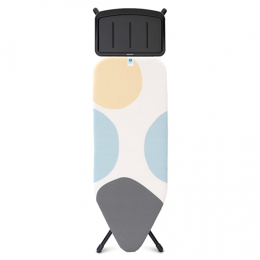 BRABANTIA - Deska do prasowania - podstawa na generator pary - rozmiar C - Spring Bubbles