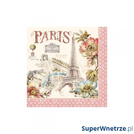 Serwetki 3-warstwowe 20szt Nuova R2S Napkins paris