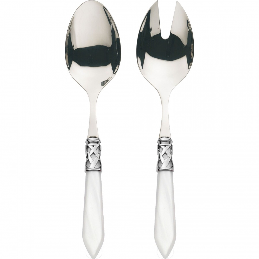 Aladdin biały - 2 cz. zestaw do sałatek