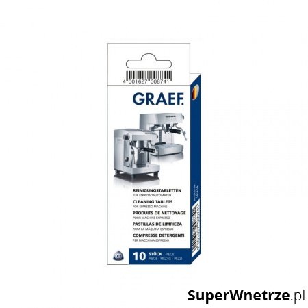 Tabletki myjące GRAEF, opak. 10 szt.