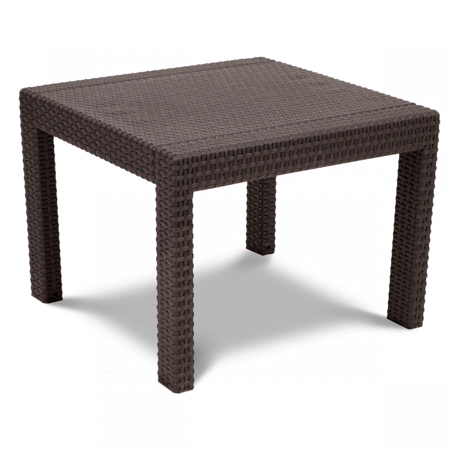 Stolik ogrodowy 43x59cm Rosario Allibert brąz