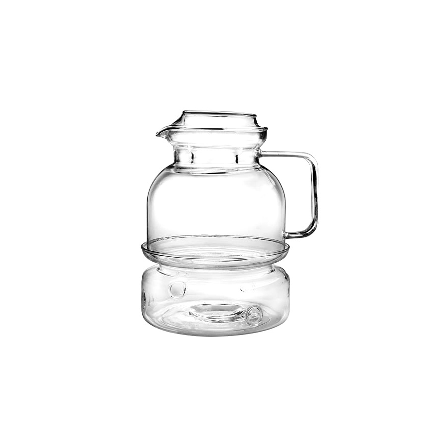 DZBANEK ŻARO 1.5L C/SZKLANY PROSTY Z PODGRZ. WOŁ