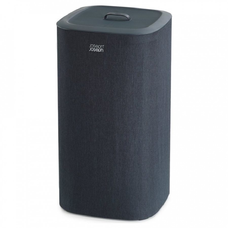 Kosz na pranie 60 l (2x30 litrów), Tota, czarny