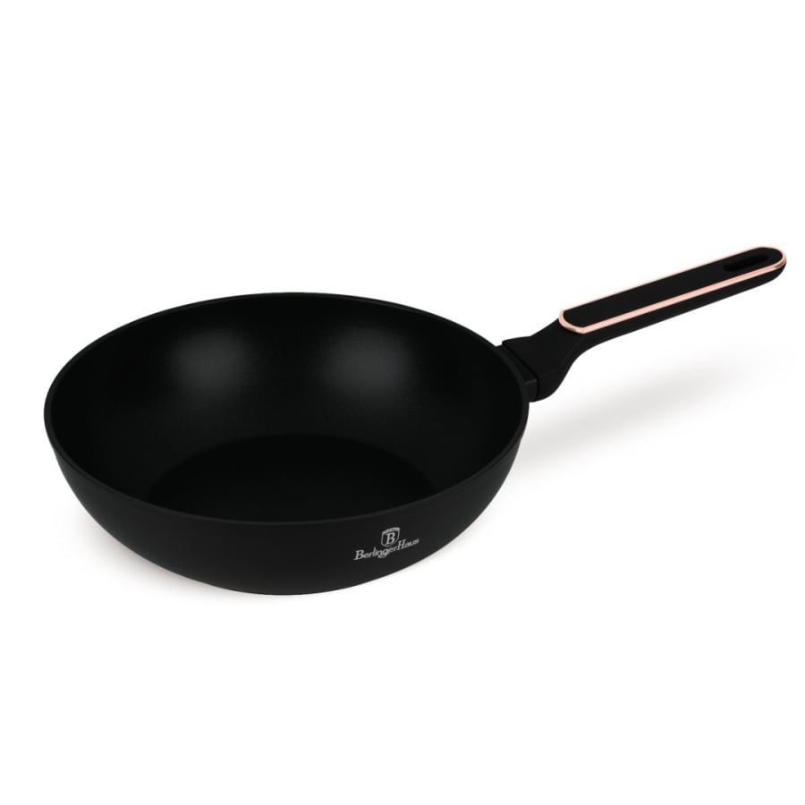 Patelnia Wok 28cm BerlingerHaus BH- 8353 | Black Rose Collection