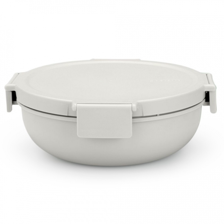 Brabantia 206368 - miska na sałatkę make take - 1,3l - light grey